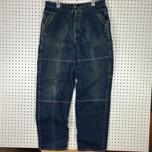 Marithe Francois Girbaud 90s Jeans‎ 36x35 Double Knee Dark Wash Hip Hop Grunge